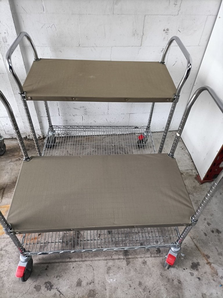 Metro Erecta MW600 Series Trolley magazijnkar Chroom wagen, 100 liter of meer, Ophalen, Zo goed als nieuw, Transportkar