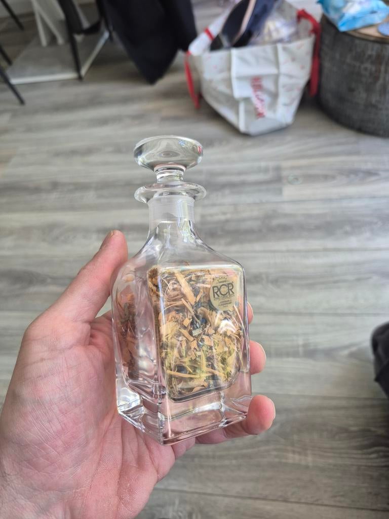 RCR Royal Crystal Rock karaf met stop, Antiek en Kunst, Antiek | Glas en Kristal, Ophalen of Verzenden