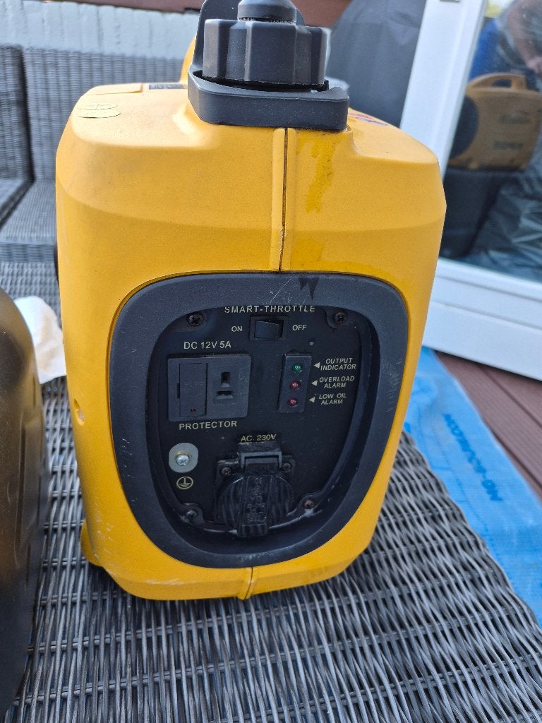 Kipor IG1000 Sinemaster inverter aggregaat – 1x gebruikt, Ophalen of Verzenden, Zo goed als nieuw, Minder dan 5 kVA, Benzine