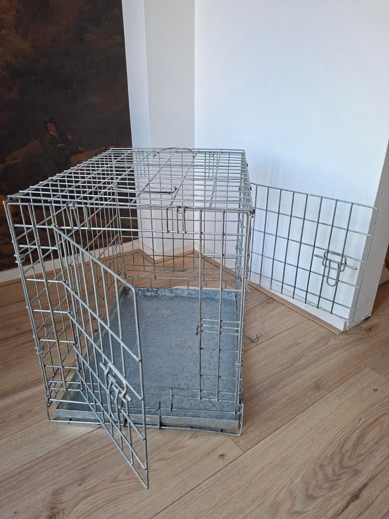 Hondenbench voor kleine hond of pup 60x43x54, Ophalen, Gebruikt