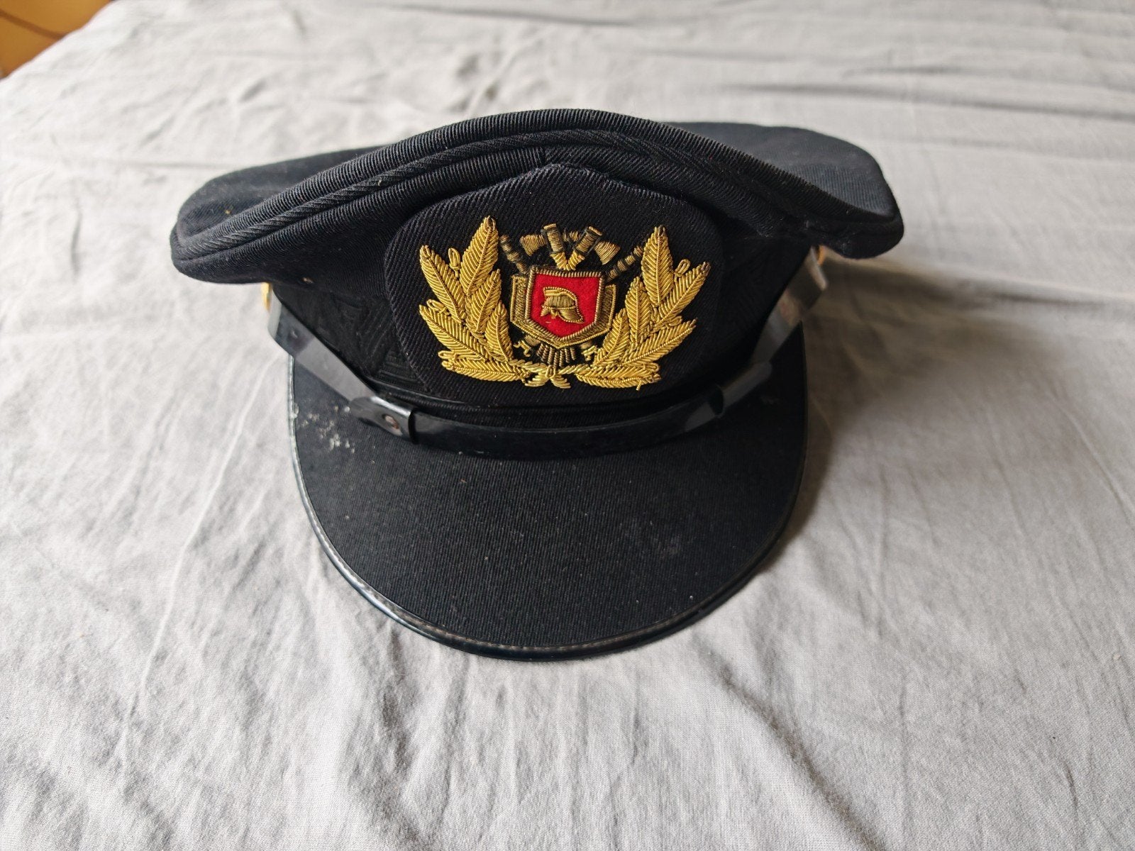 Oude brandweer pet, Ophalen of Verzenden