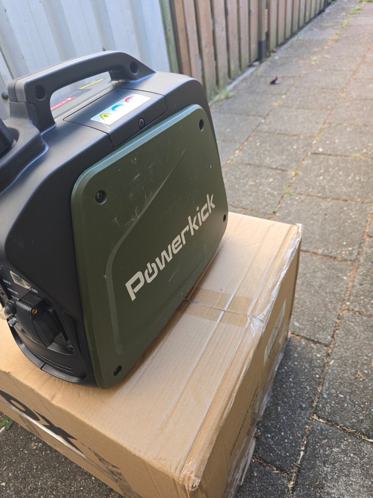 Powerkick PKG10800 Benzine Inverter Generator, Ophalen, Zo goed als nieuw