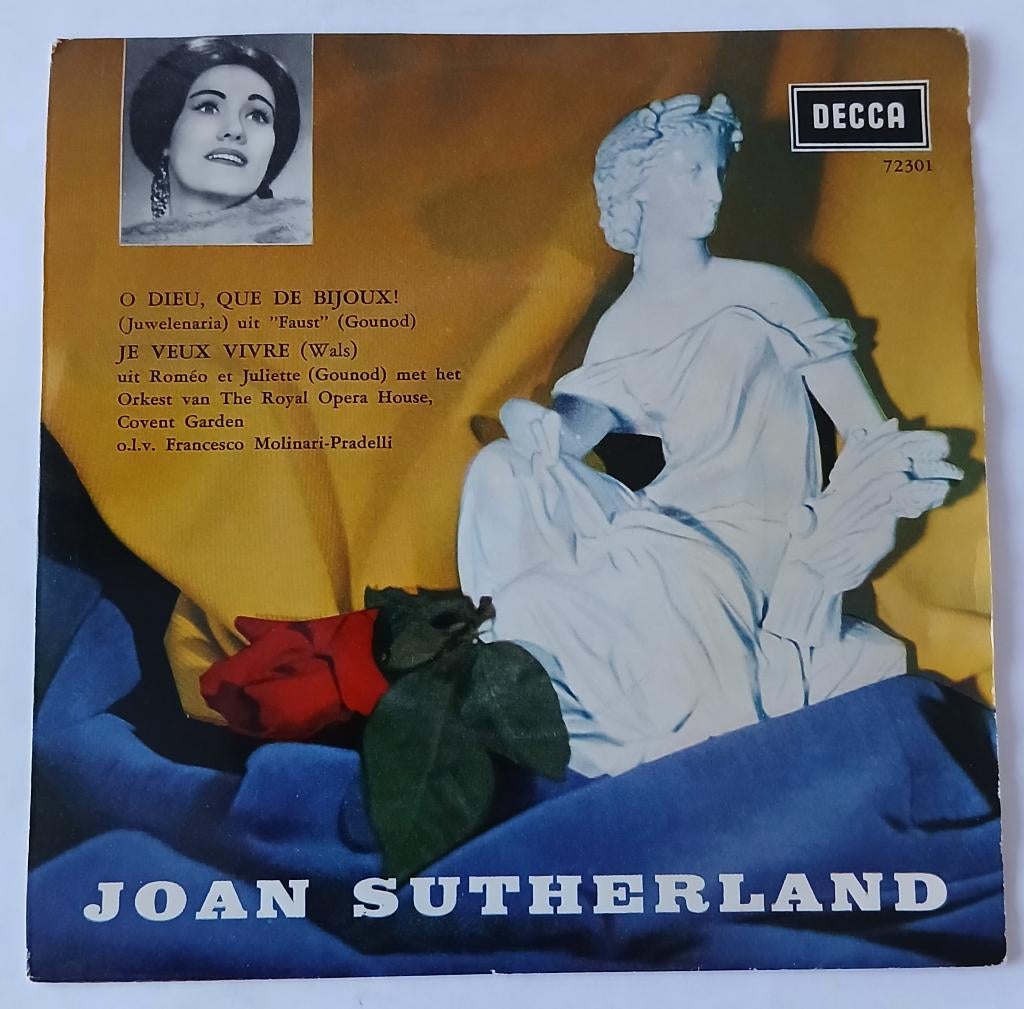 Joan Sutherland - O dieu, que de b'joux, Ophalen of Verzenden, Gebruikt, Klassiek, Single