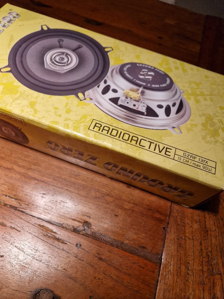 ground zero radio active gzrf 13fx speaker, Ophalen of Verzenden, Gebruikt
