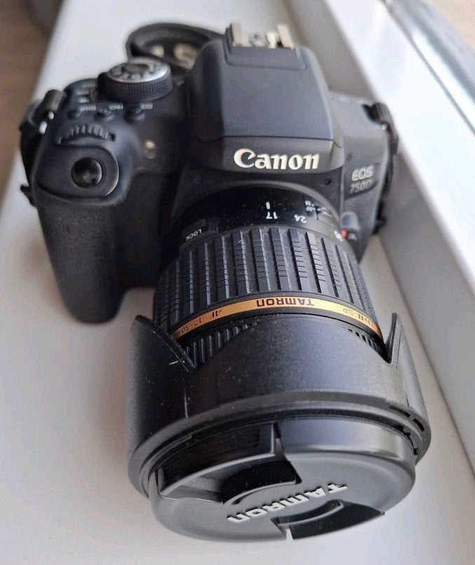 Canon 750d met Tamron 17-50 f2.8 lichtsterk, Gebruikt, Spiegelreflex, Canon, Ophalen of Verzenden