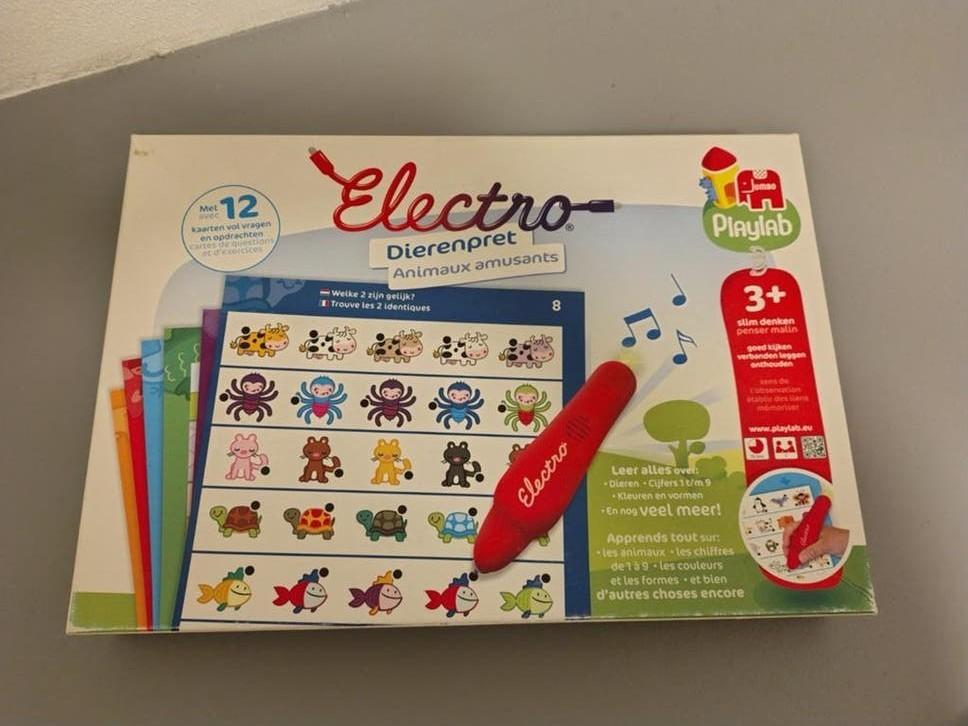 Jumbo Playlab - Electro Dierenpret Educatief Spel met Geluid, Ophalen of Verzenden, Zo goed als nieuw, Taal en Lezen, Met geluid