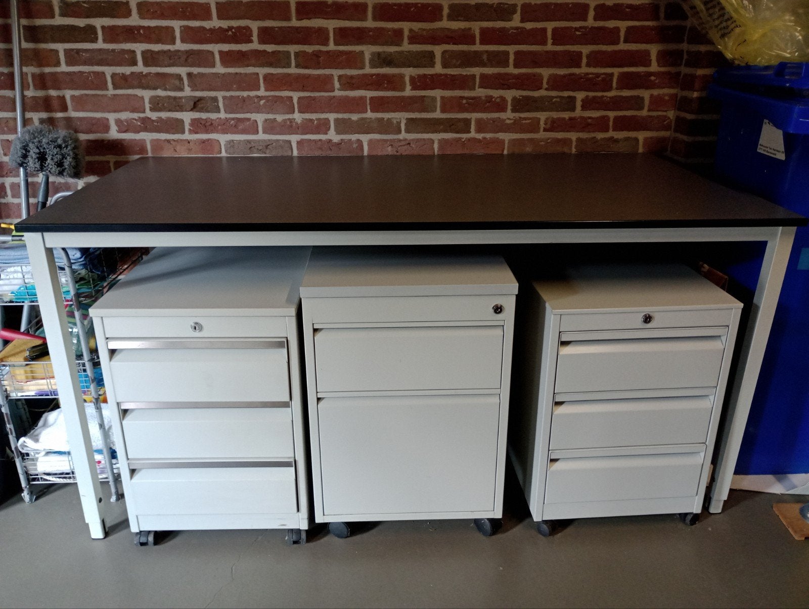 Bureau / werkbank, Huis en Inrichting, Ophalen, Gebruikt