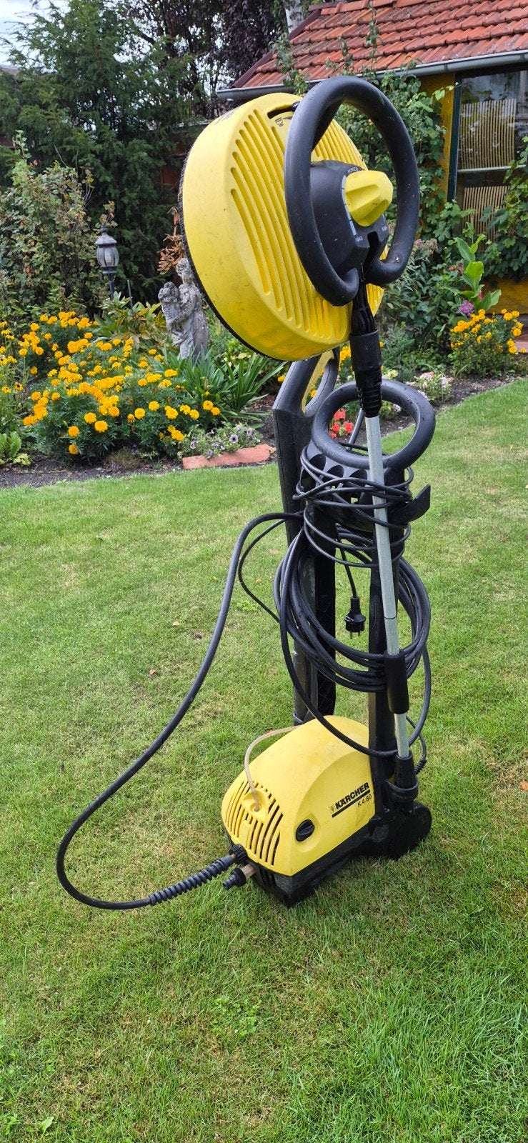 Kärcher K4.80 hogedrukreiniger met terrasreiniger, Tuin en Terras, Ophalen, Gebruikt, Elektrisch, Kärcher