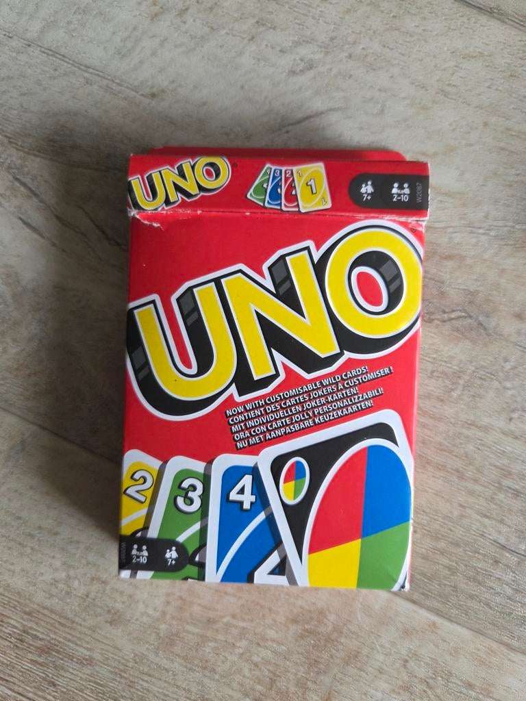 UNO Kaartspel, Hobby en Vrije tijd, Gezelschapsspellen | Kaartspellen, Vijf spelers of meer, Ophalen of Verzenden, Zo goed als nieuw