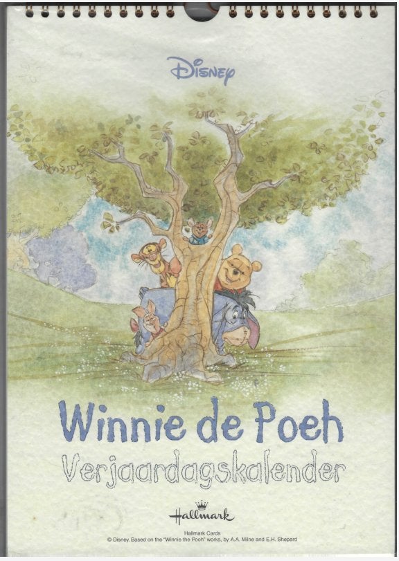 Winnie de Poeh verjaardagskalender, Ophalen of Verzenden, Winnie de Poeh of vrienden, Nieuw, Papier, Kaart of Schrift