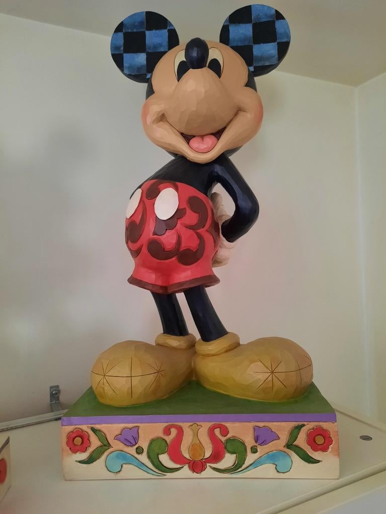 Disney traditions Mickey Mouse big fig, Ophalen, Mickey Mouse, Zo goed als nieuw, Beeldje of Figuurtje