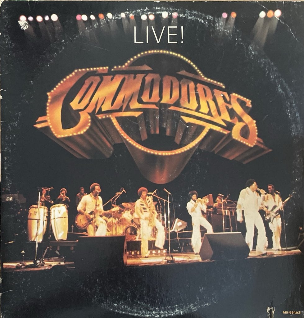 Commodores – Live!, LP, Gebruikt, Ophalen of Verzenden, Inclusief binnenhoes