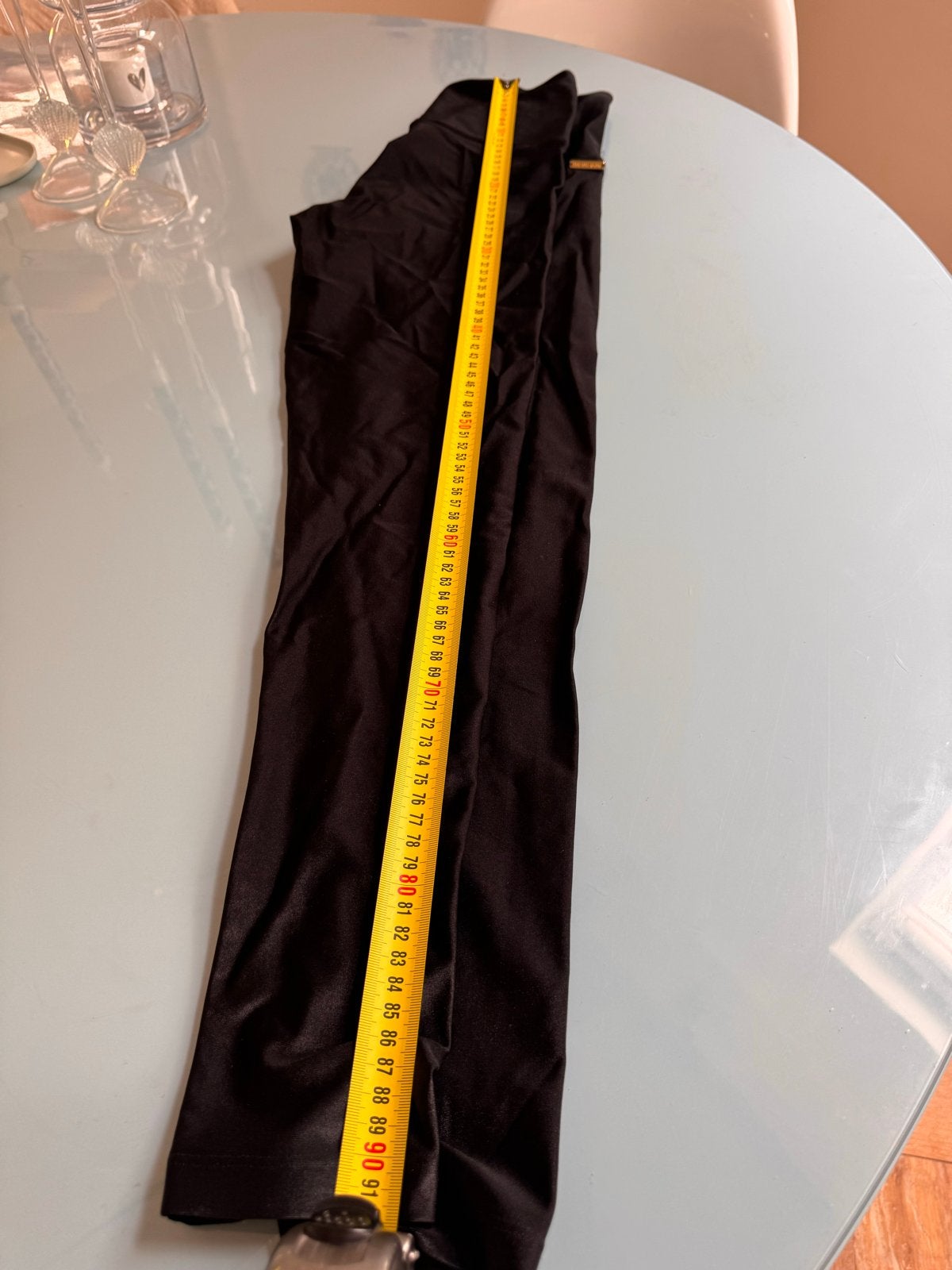 Deblon Sports Zwarte Legging met Glimmende Stof - Maat M, Maat 38/40 (M), Zwart, Ophalen of Verzenden, Fitness of Aerobics