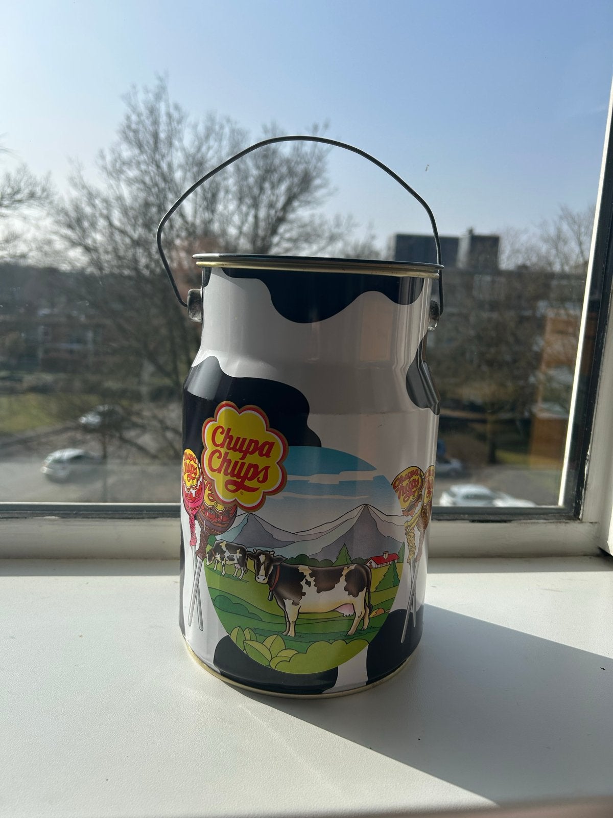 Chupa Chups Blik - Melkbus Design, Ophalen of Verzenden, Gebruikt, Overige, Overige merken