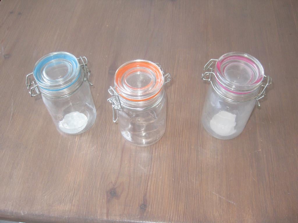3 nog nieuwe weck potjes, Overige typen, Ophalen, Nieuw, Glas