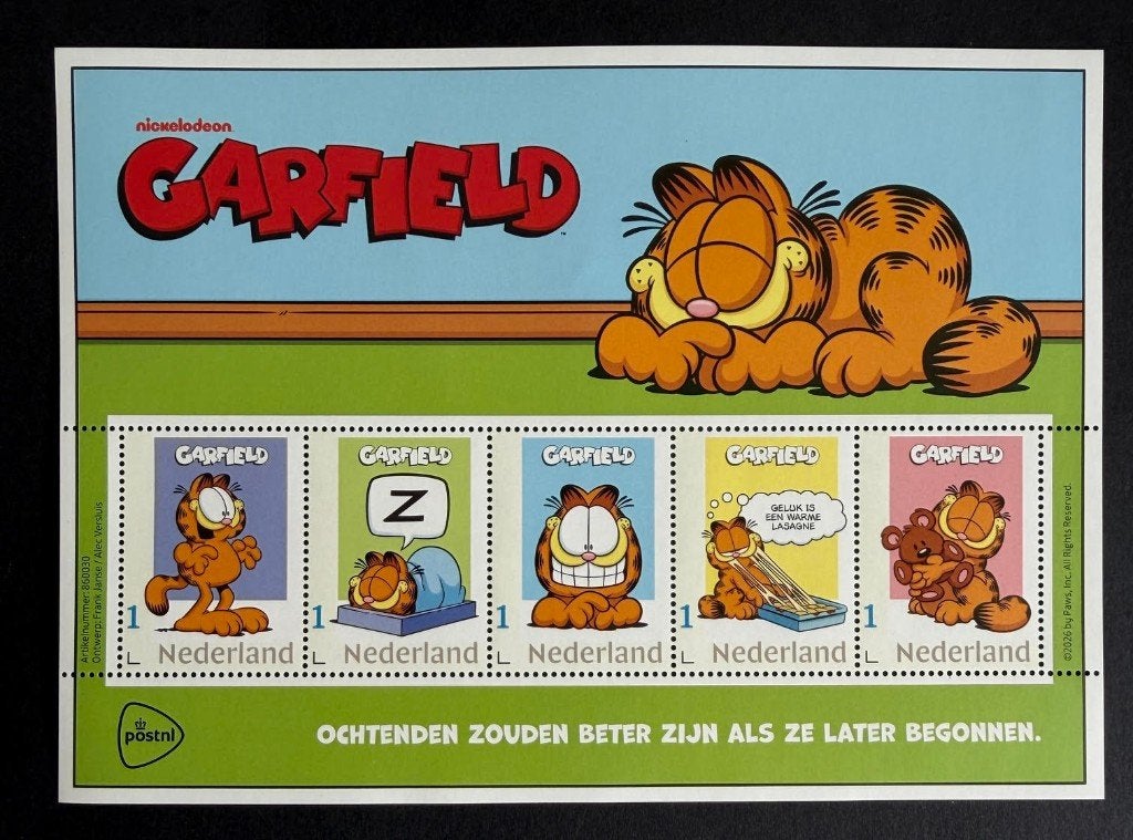 Garfield, Verzenden, Na 1940, Postfris
