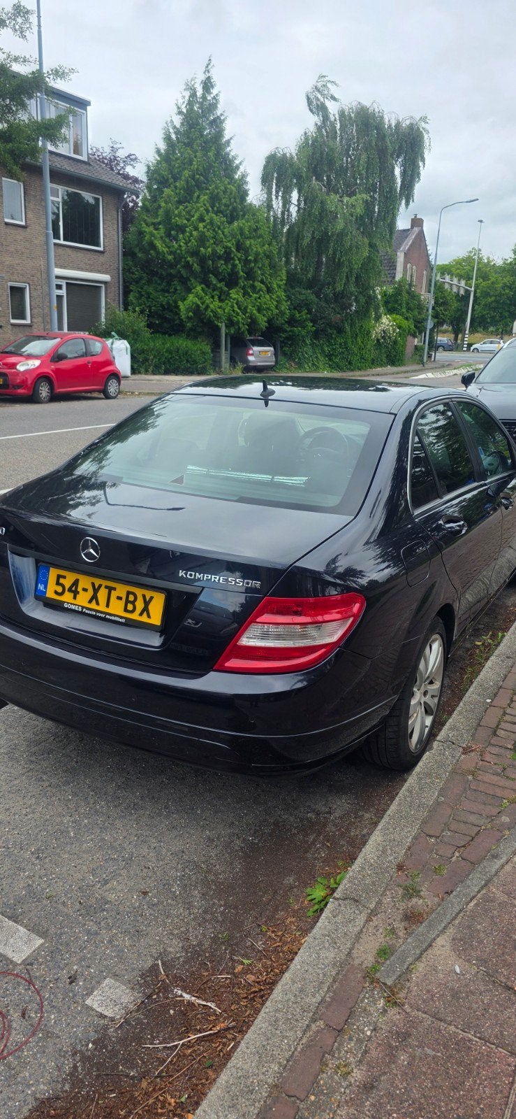 Mercedes-Benz C-Klasse 1.8 C180 Kompressor Sedan AUT 2007, Auto's, Achterwielaandrijving, 1800 kg, Blauw, 1796 cc