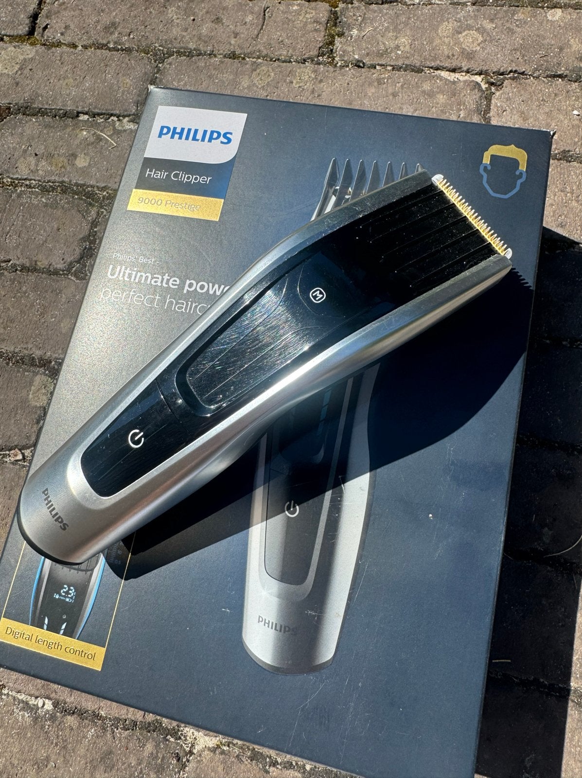 Philips Hair Clipper 9000 Prestige HC9450/20 - Zo goed als n, Ophalen of Verzenden, Zo goed als nieuw, Haarverzorging