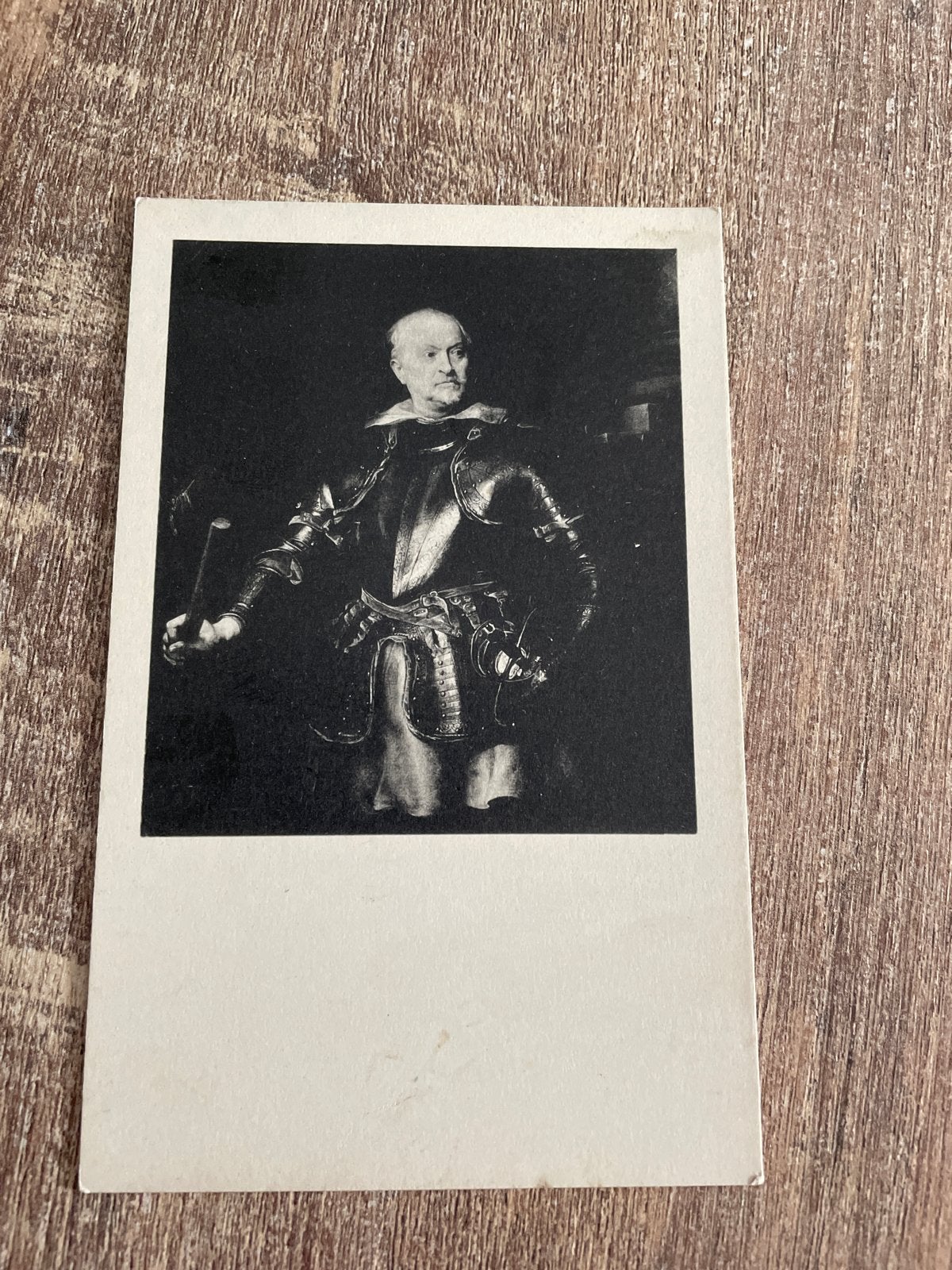 Oude ansichtkaart: Portret van een man in harnas, Van Dyck, Ophalen of Verzenden, Ongelopen