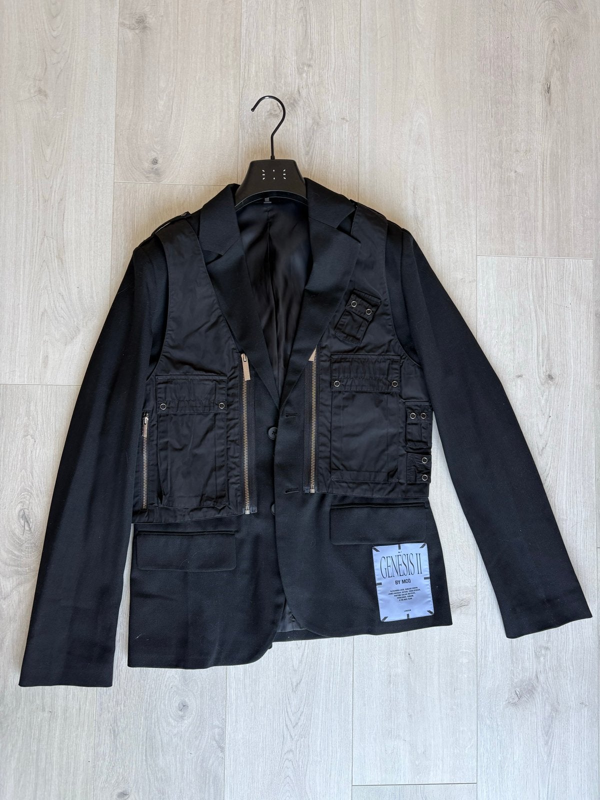 McQ Alexander McQueen Genesis II Jasje Zwart Maat 44, Kleding | Heren, Verzenden