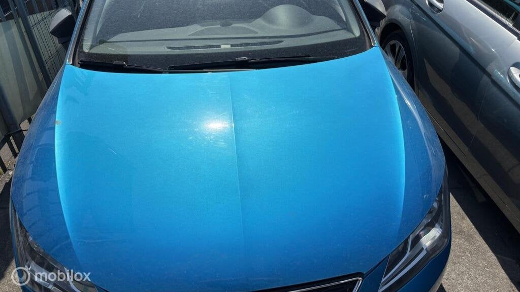 Motorkap blauw lwsn Seat Leon 5F ('13->), Auto-onderdelen, Carrosserie en Plaatwerk, Ophalen, Gebruikt, Seat, Motorkap
