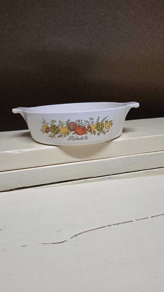 Vintage CorningWare “Spice of Life” Ovenschaal L’Échalote, Ophalen of Verzenden