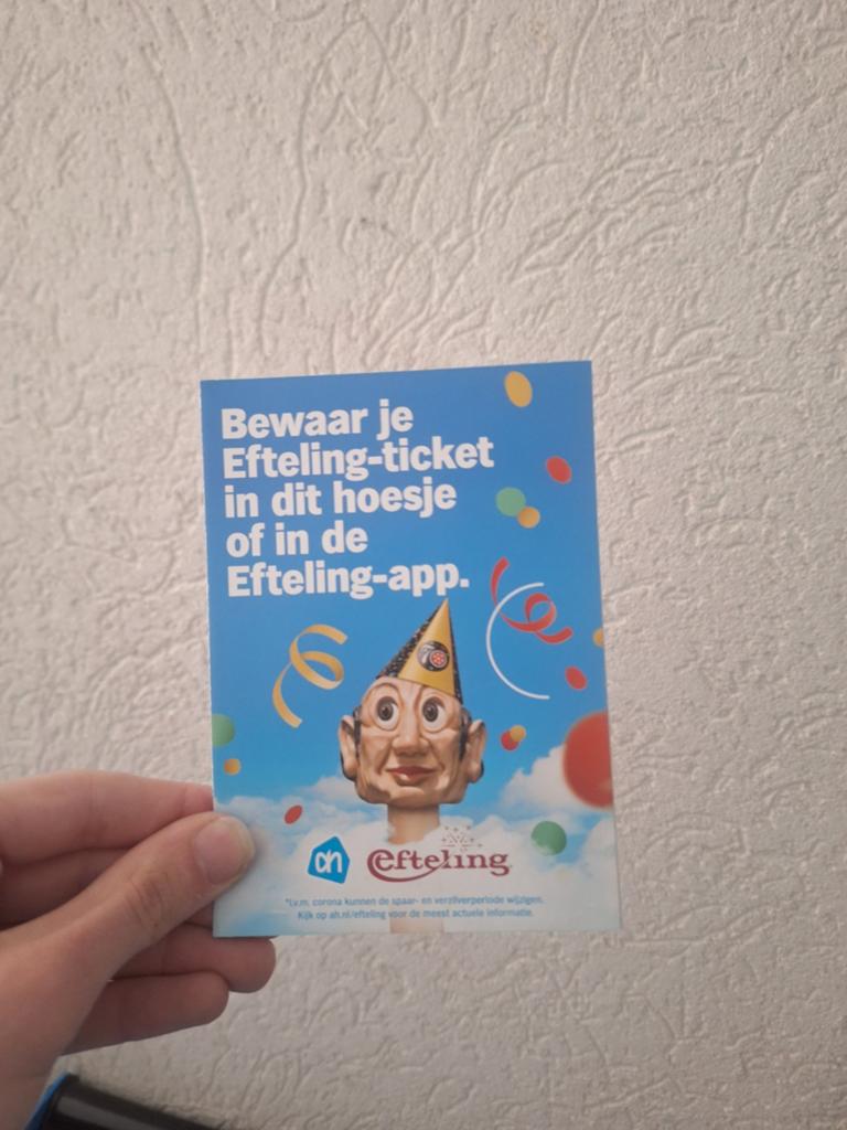 Efteling hoesje, Ophalen of Verzenden