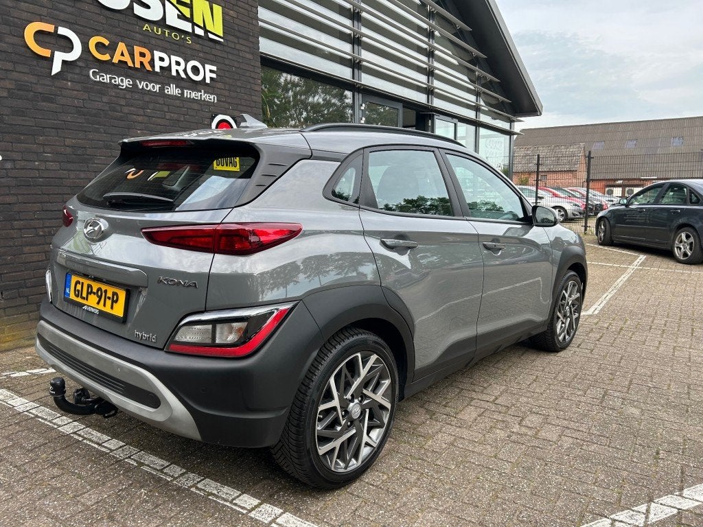 Hyundai KONA 1.6 GDI HEV PREMIUM, Auto's, Hyundai, Gebruikt, Met garantie (alle), 23 km/l, SUV of Terreinwagen