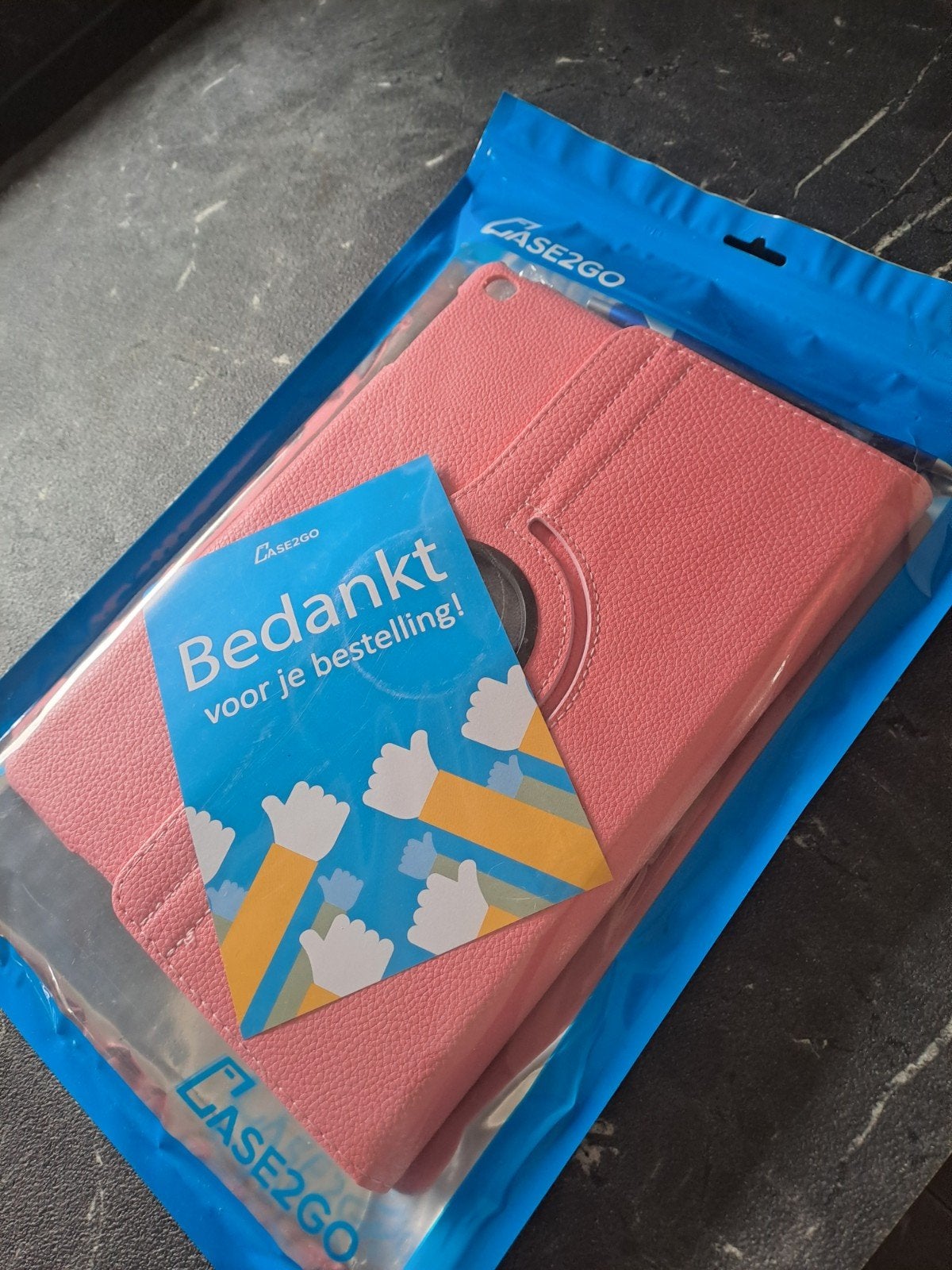 CASE2GO Ipad Hoes Roze - Nieuw in verpakking, Computers en Software, 10 inch, Nieuw, Bescherming voor- en achterkant, Ophalen of Verzenden