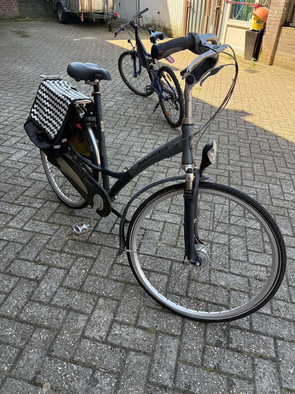 Giant Mountainbike met vering en een Gazelle damesfiets, Ophalen, Gebruikt, Giant, Schijfrem