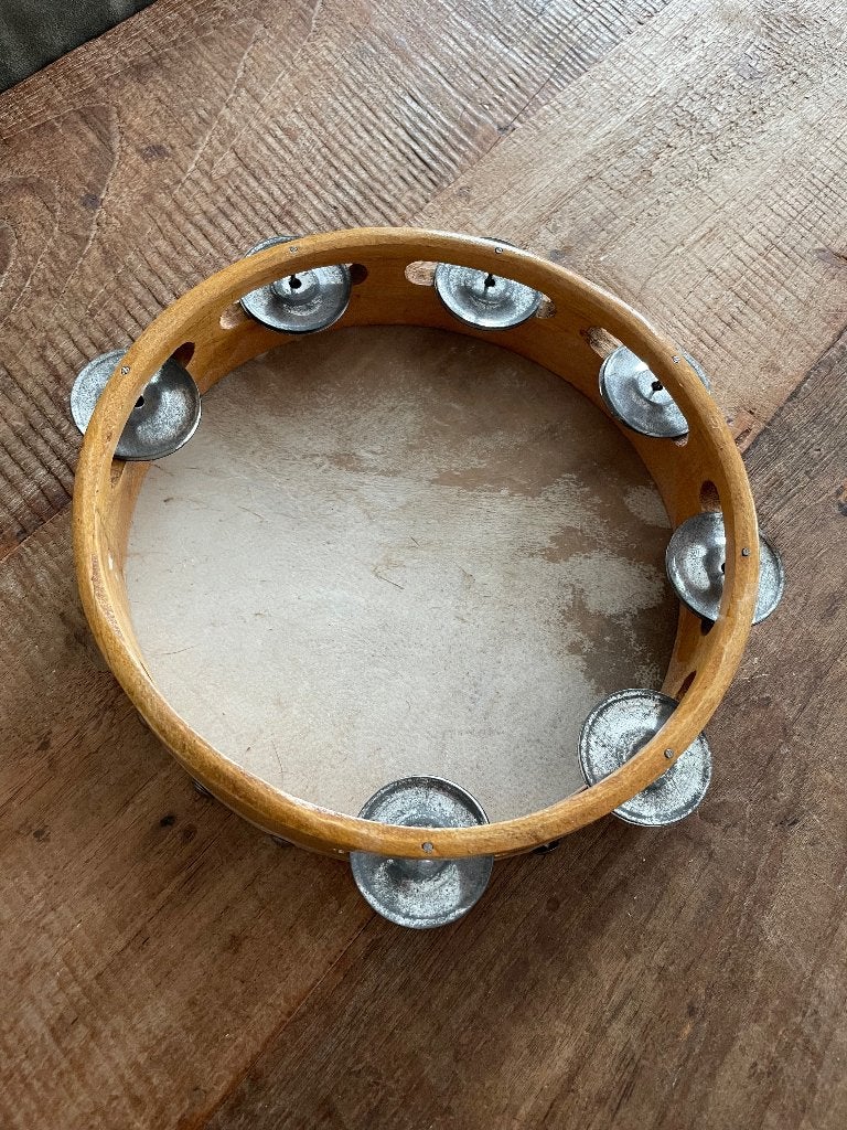 Houten tamboerijn, Ophalen of Verzenden, Gebruikt, Overige soorten