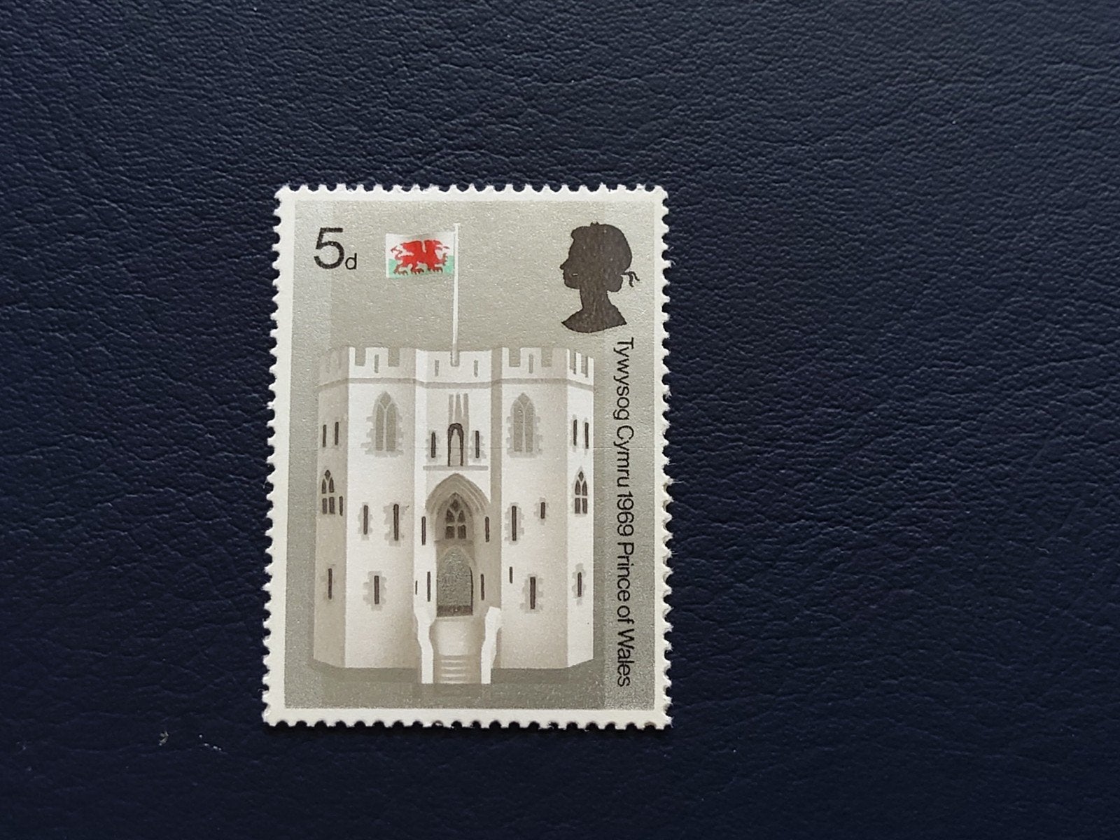 UK postzegel 1969 Prince of Wales 5d, Postzegels en Munten, Postzegels | Europa | UK, Ophalen of Verzenden, Postfris