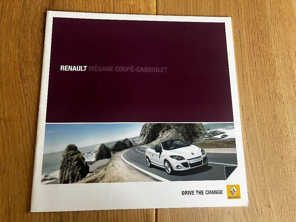 Renault Megane Coupe-Cabriolet autofolder 2011 brochure, Ophalen of Verzenden, Zo goed als nieuw, Renault