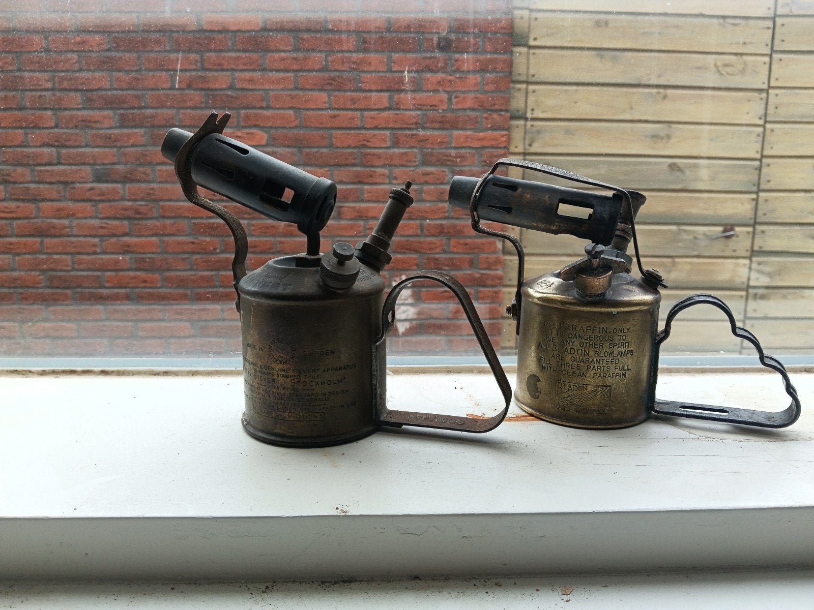 Antieke Soldeerlampen - Sievert & Onbekend, Ophalen of Verzenden