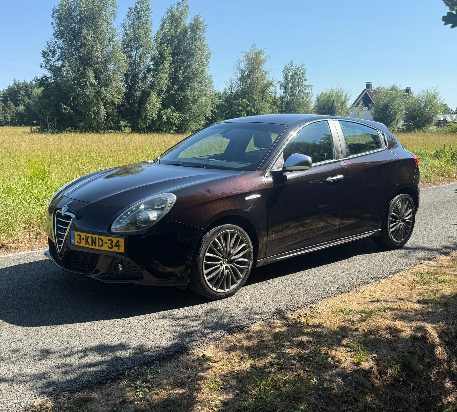 Alfa Romeo Giulietta 1.4 170 PK | Automaat | CarPlay | NAP, 1280 kg, Zwart, 4 cilinders, Bruin