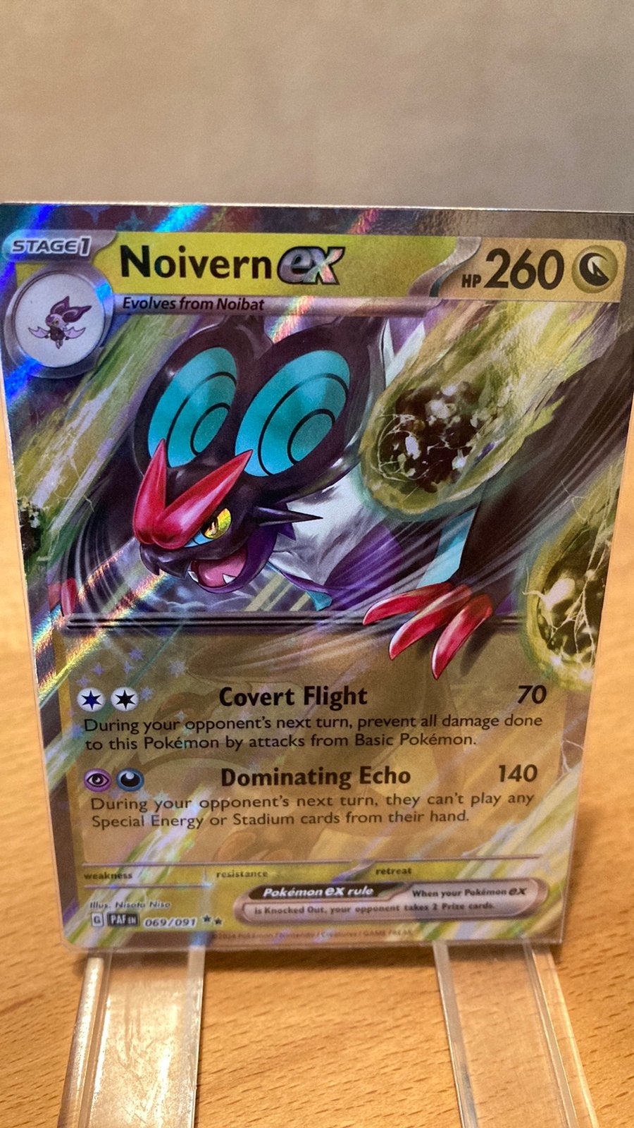 Pokemon Noivern Ex 65/91 Paldean Fates 3,00 euro, Ophalen of Verzenden, Zo goed als nieuw