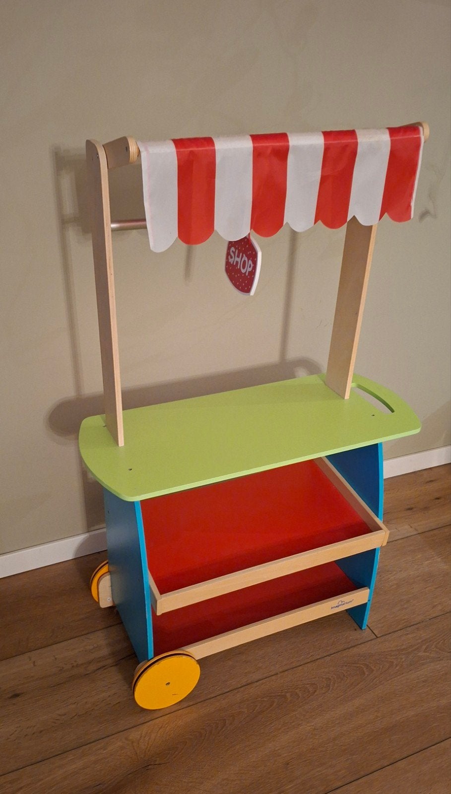 Houten winkeltje/marktkraam Imaginarium, Ophalen, Gebruikt, Jongen of Meisje