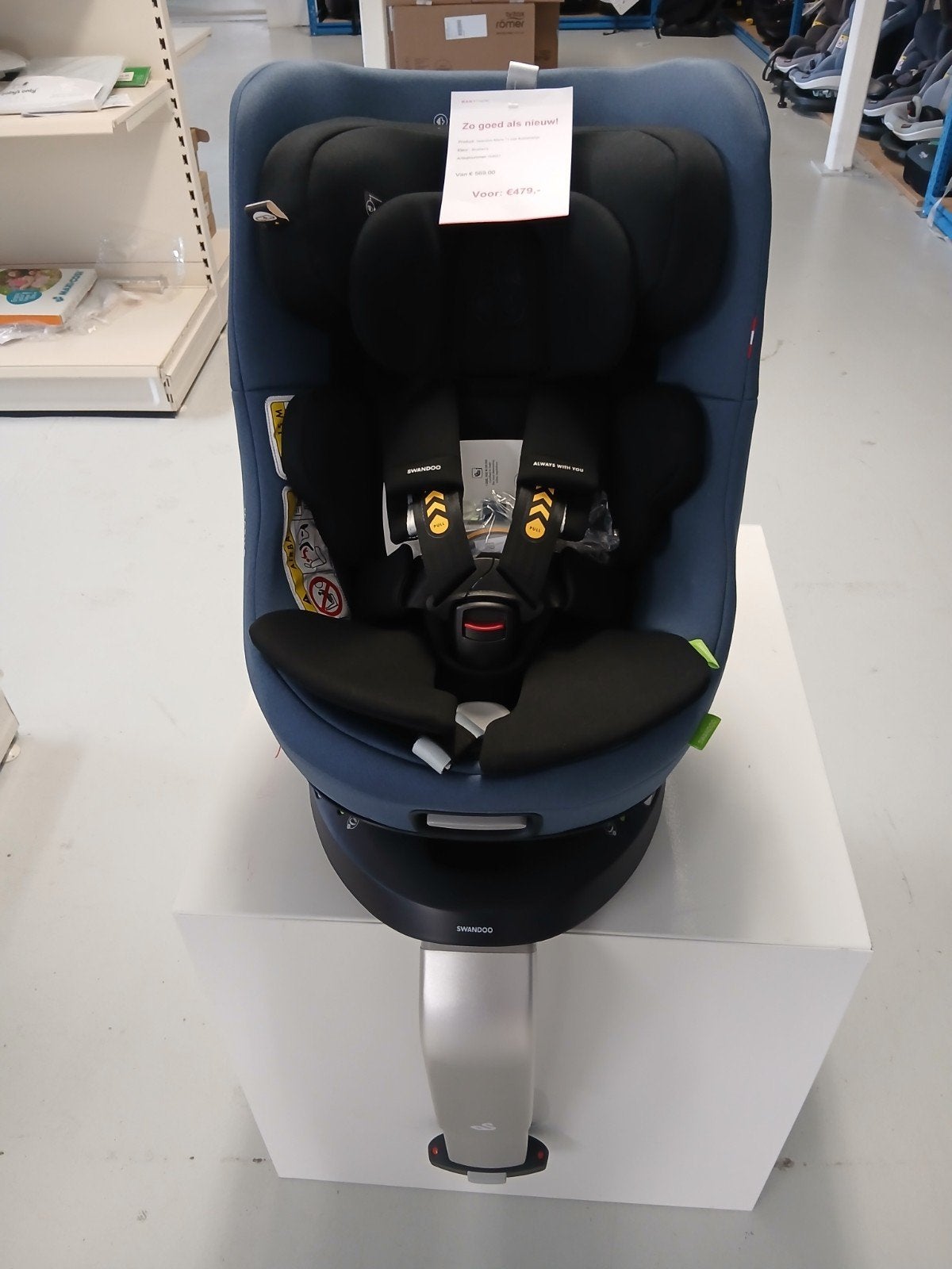 Swandoo Marie I-Size Autostoel, Kinderen en Baby's, Autostoeltjes, Verstelbare rugleuning, 9 t/m 18 kg, Zo goed als nieuw, Isofix