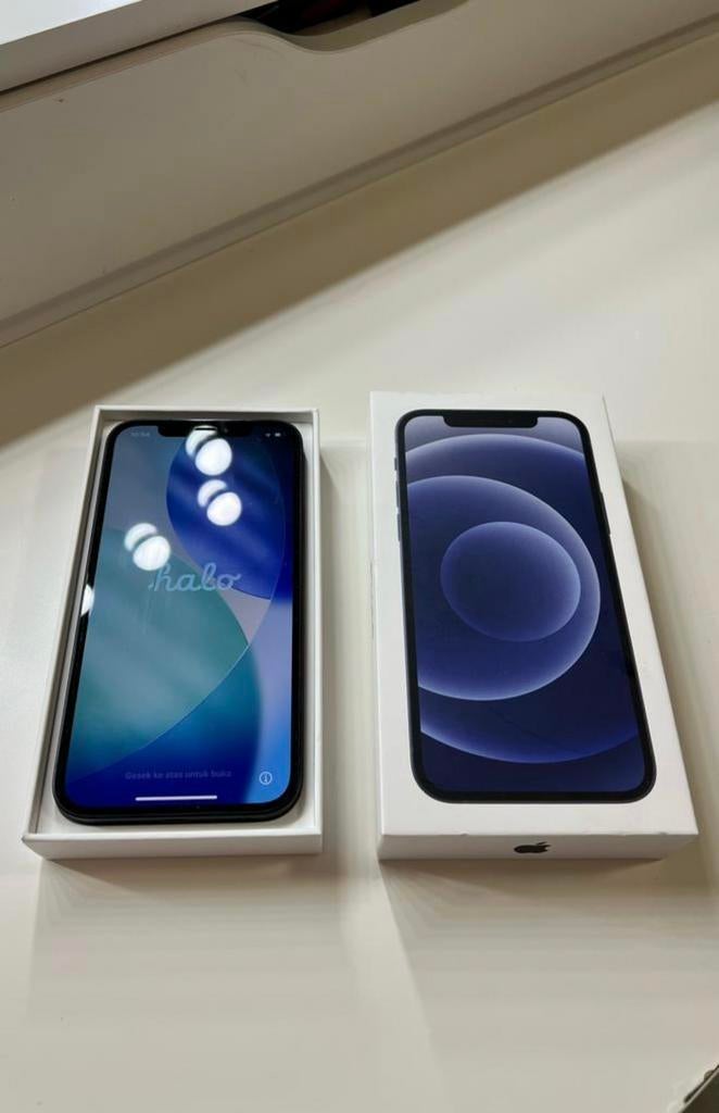 Apple iphone 12, Telecommunicatie, Mobiele telefoons | Apple iPhone, Ophalen, 86 %, Zwart, Zo goed als nieuw
