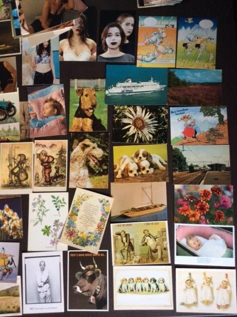 50 Fantasiekaarten. alles Kleur nieuw en niet gebruikt., Verzenden, 1980 tot heden, Ongelopen, Cultuur en Media