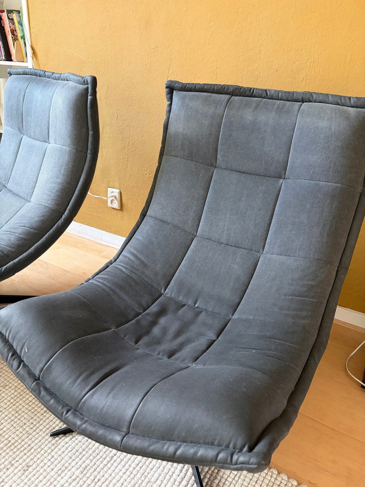 2x Bodilson Reeva draaifauteuil! 150,- stuk, Ophalen, Gebruikt, Twee, Stof