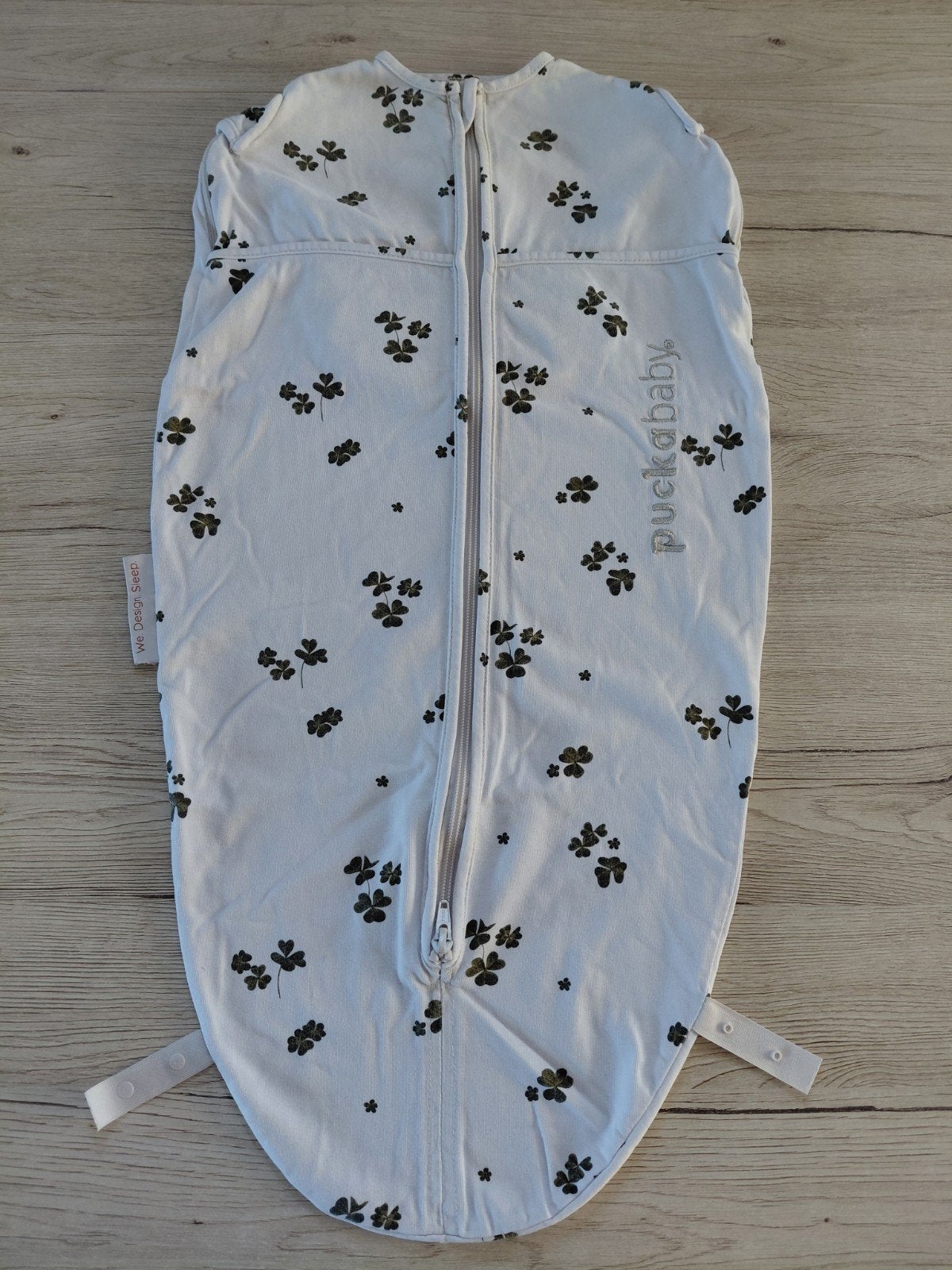 Puckababy mini, Lucky Clover, lichte gebruikerssporen, Kinderen en Baby's, Dekens, Slaapzakjes en Inbakerproducten, Gebruikt, Bakerzak of Bakerdoek