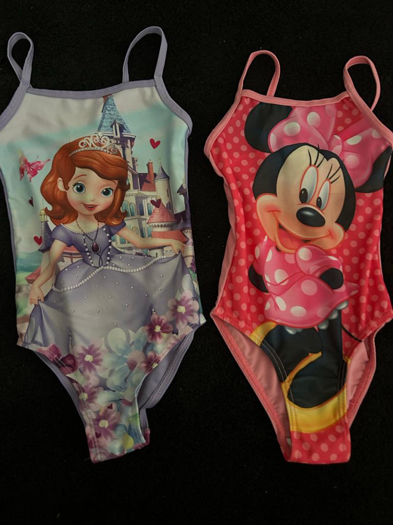 2x Badpak Disney Sofia en Minnie Mouse maat 92, Ophalen of Verzenden, Zo goed als nieuw, Meisje, Badpak