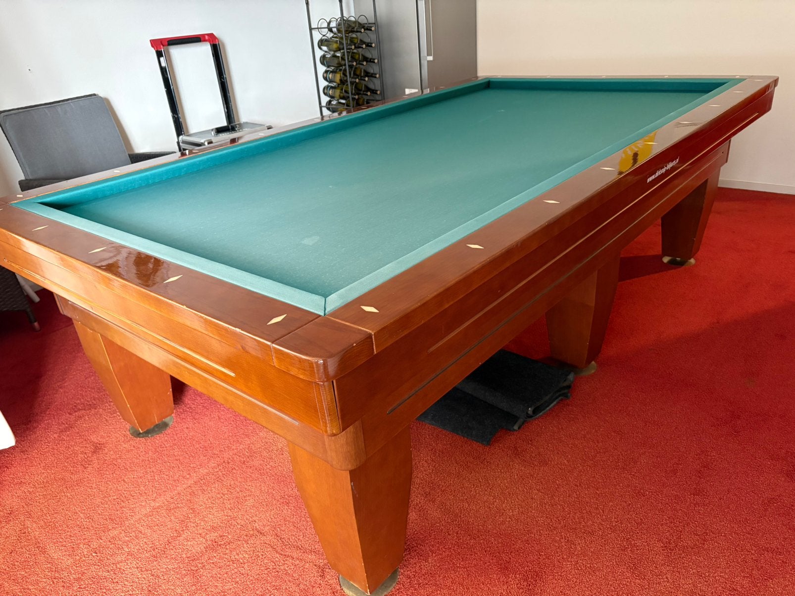 Ceulemans Biljart 230 x 115 (incl plaatsing), Ophalen, Info@dirksnip.nl, Biljarttafel, Zo goed als nieuw