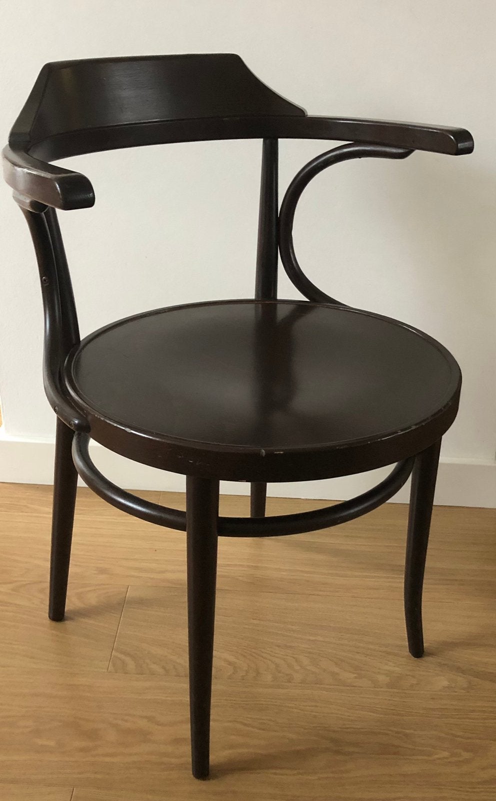 Klassieke Thonet Stoel | Model 233 | GEBR. THONET FOR THONET, Bruin, Ophalen of Verzenden, Zo goed als nieuw, Eén