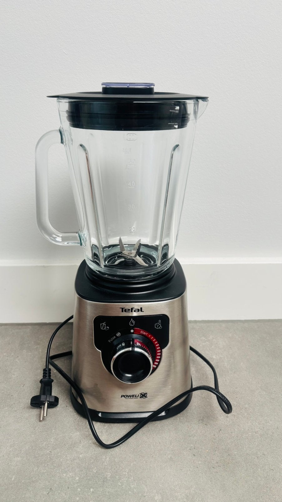 Tefal BL871D PerfectMix+ Blender Zilver, Witgoed en Apparatuur, Blenders, Zo goed als nieuw, Blender, Ophalen