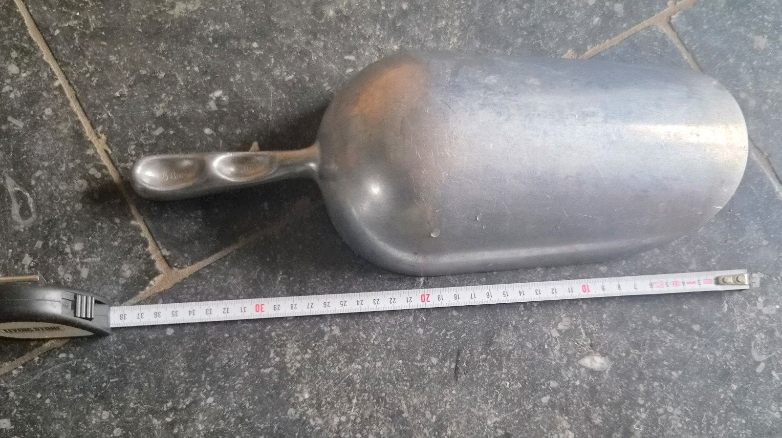 Aluminium pelletschep 1L - 37cm - Oerdegelijk, Ophalen of Verzenden, Zo goed als nieuw
