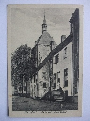 P311 Amersfoort - Latijntje, Muurhuizen - 1928, Verzenden, 1920 tot 1940, Gelopen, Utrecht
