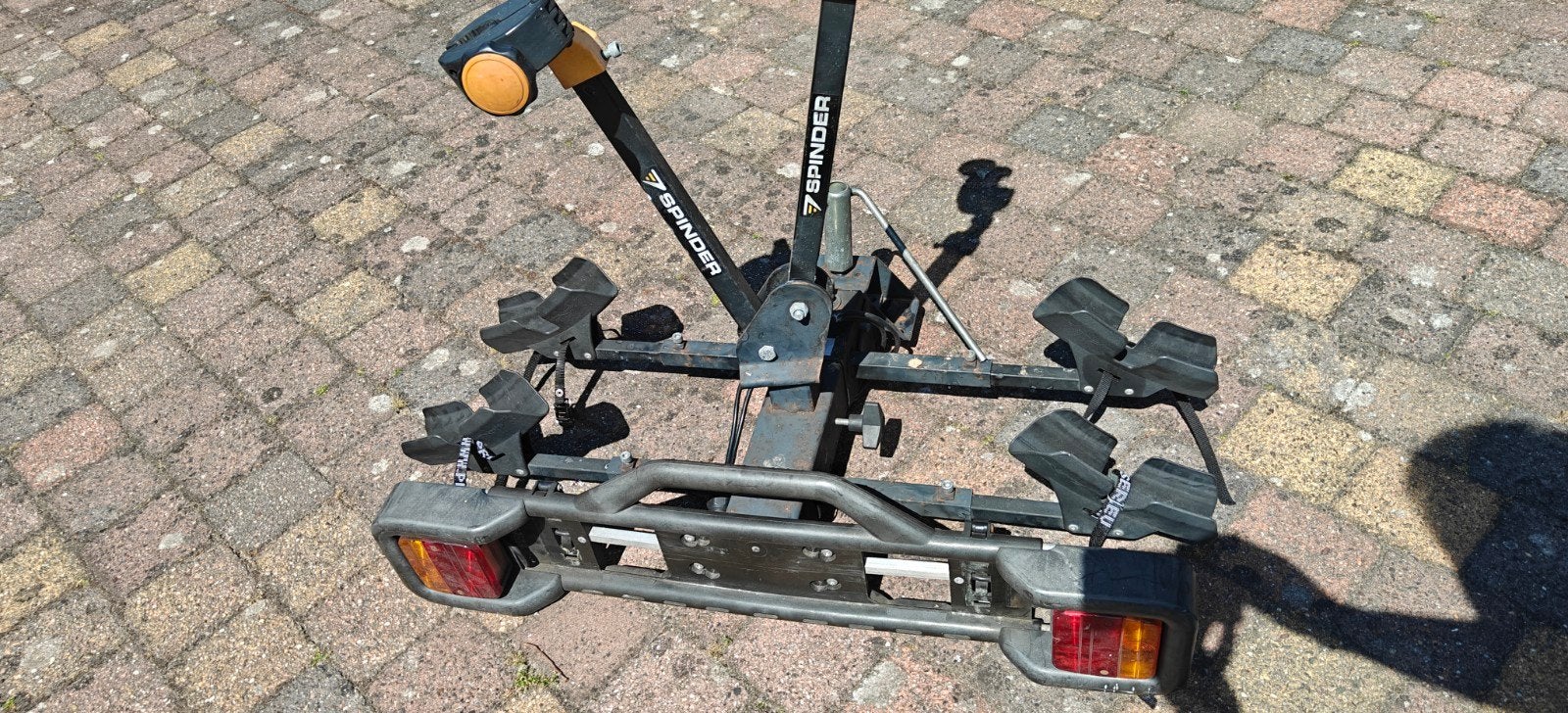 Spinder fietsendrager voor 2 fietsen, Auto diversen, Fietsendragers, Ophalen, 2 fietsen, Gebruikt, Trekhaakdrager