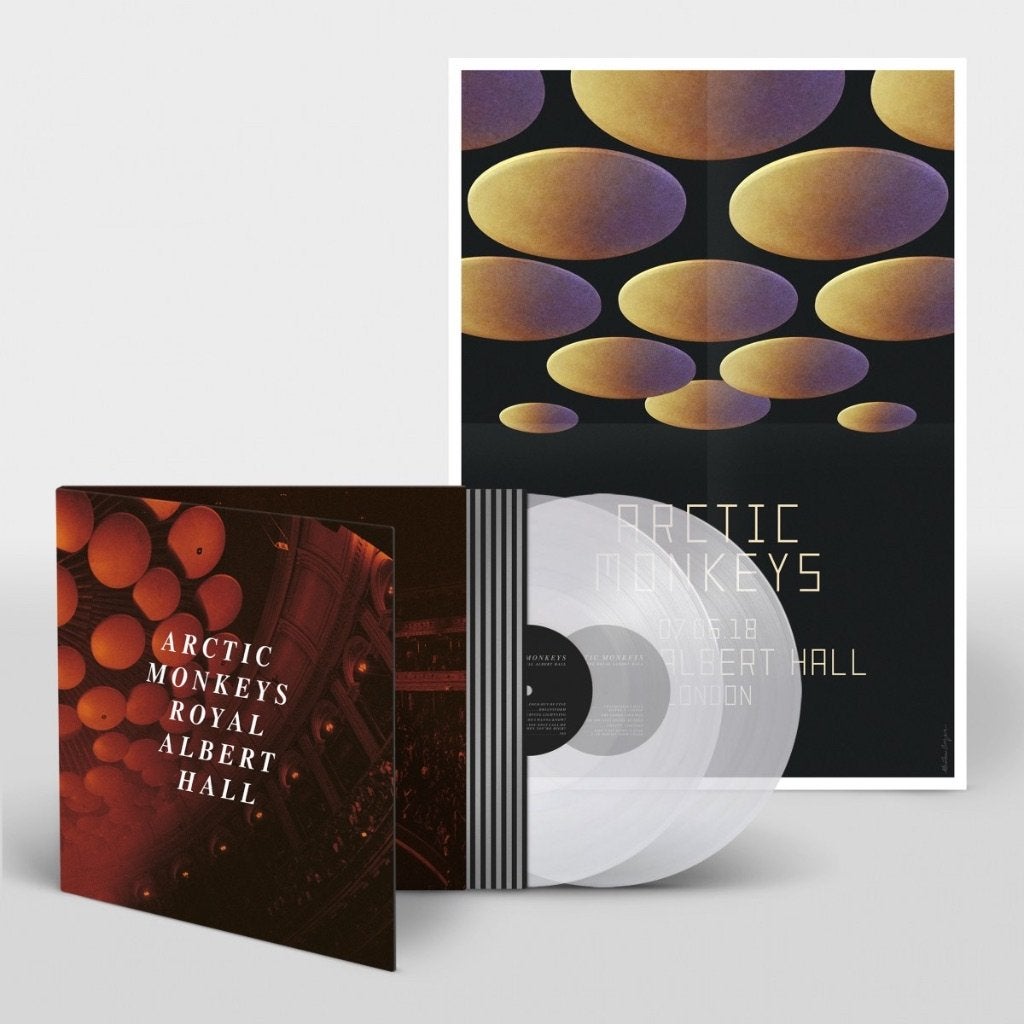 Vinyl 2LP+Poster Arctic Monkeys Royal Albert Hall CLEAR NEW, Pop, Ophalen of Verzenden, 12 inch, Nieuw in verpakking
